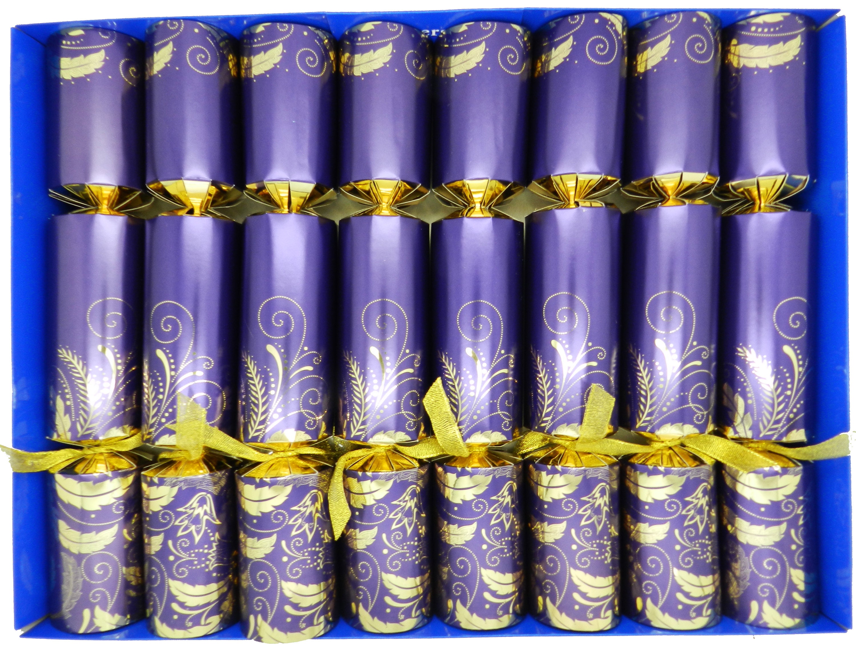 Fill Your Own Christmas Crackers in Deep Purple With Gold Etsy Australia