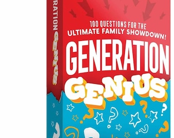 Generation Genius - 100 questions for the ultimate family showdown.  Travel size trivia