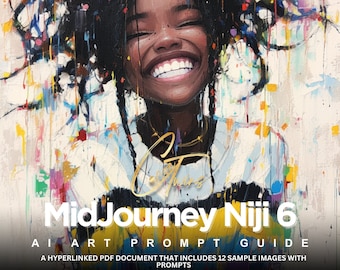 MidJourney NIJI 6 Prompt Guide - What Makes You Happy - A Digital Art Inspiration - Spark Your Creativity with Exclusive Prompts, Custom GPT