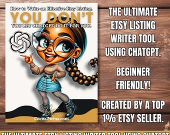 How to Write Etsy Listings. YOU DONT. You Let ChatGPT Do It For You | Etsy SEO Optimization Guide with ChatGPT Prompt and Video Demo