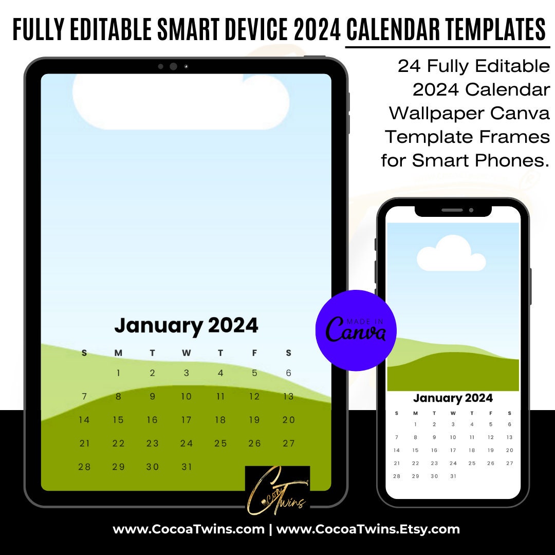 Editable 2024 Canva Calendar Templates Transform AI Designs Into
