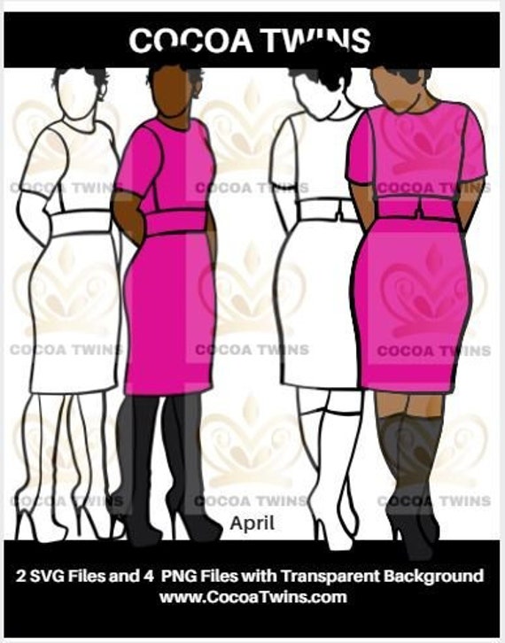 Download April By Cocoa Twins Exclusive Original African American Svg Png Cut Files T Shirt Designs Black Girl Magic Cricut Black Art Clip Art Art Collectibles