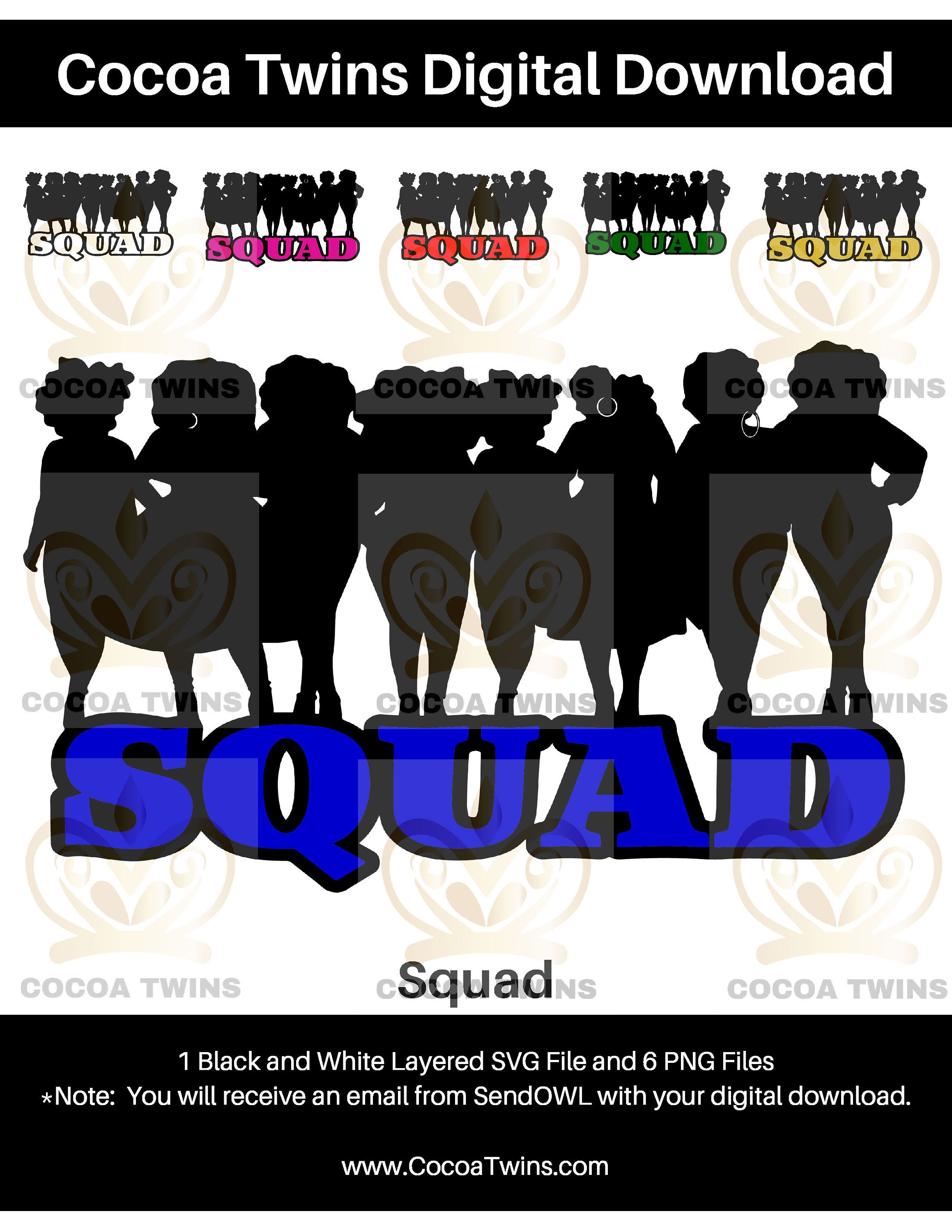 Download Squad by Cocoa Twins ExclusiveOriginal African-American ...