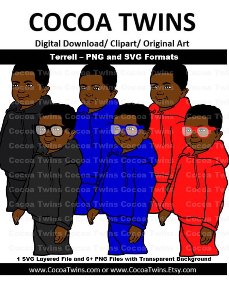 Download Terrell by Cocoa Twins ExclusiveOriginal African-American ...