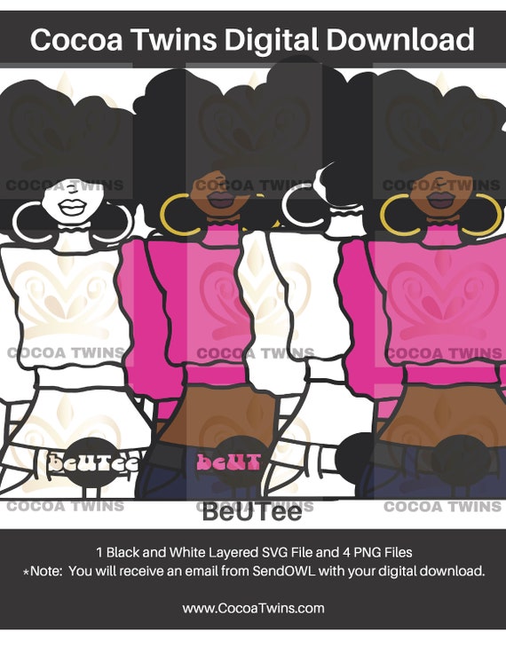 Download Free Beutee By Cocoa Twins Exclusiveoriginal African American Svg Etsy SVG Cut Files