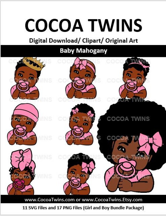 Download Baby Mahogany Living My Best Life Svg Cocoa Twins Etsy