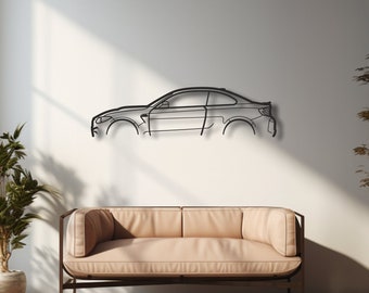 M2 F87 Metal Wall Decor, Custom car Silhouette, Metal Wall Art, Garage Wall Sign, Gift for Men, Custom Automotive decors, birthday gift