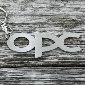 Opel OPC keychain Insigna Astra Zafira Vectra Corsa Schlüsselanhänger. Auto car gift, accesories for him. Decal decor