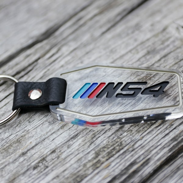 N54 Engine M power Keyring Car auto charms gift present Llavero porta-chaves Schlüsselanhänger