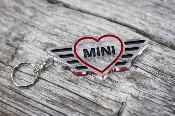 MINI Cooper un portachiavi. Accessori auto per auto, portachiavi regalo di  compleanno, arredamento, regalo. Schlüsselanhänger -  Italia