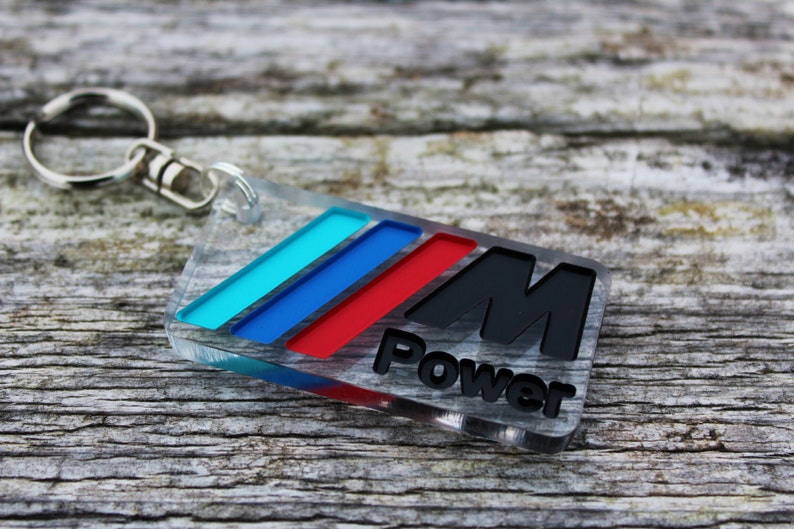 BMW M Power keychain MPOWER Msport Motorsport Keyring M1 M3 M4 Etsy