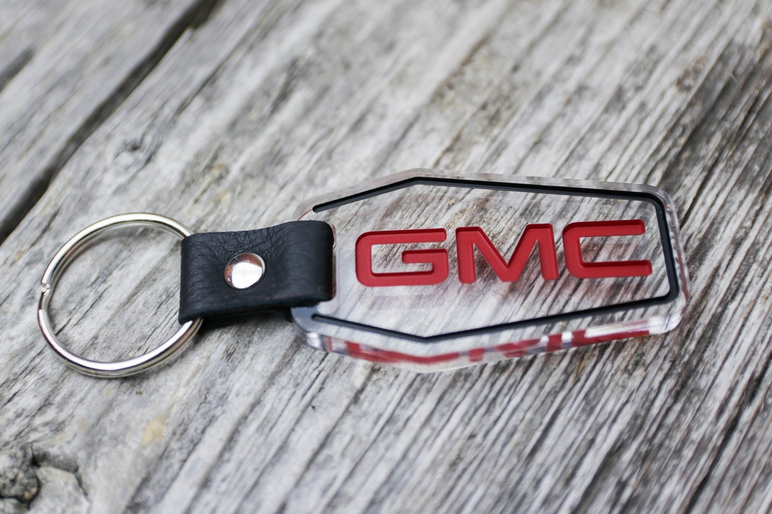 GMC Keychain SIERRA Acadia Canyon TERRAIN Yukon Key Fob Key Ring