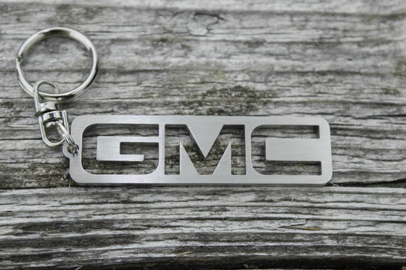 1 NEW CUSTOM GMC SIERRA YUKON ENVOY ARCADIA TERRAIN DENALI METAL KEYCHAIN