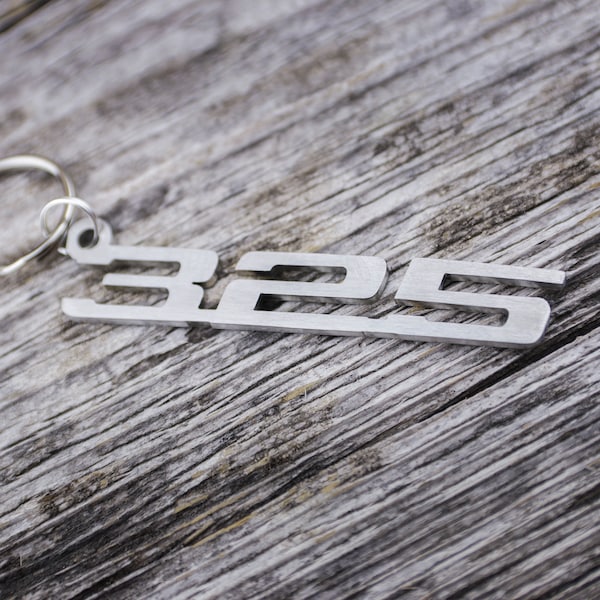 325 keychain E46 E90 E92 E93 car auto M Power gift keyring stainless steel Schlüsselanhänger