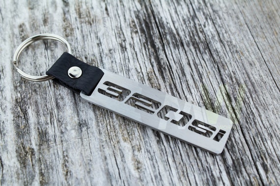 320 Si Keychain BMW Stainless Steel Keyring Touring Coupe 3er E90 Sedan  N45B20 Accesories Schlüsselanhänger 