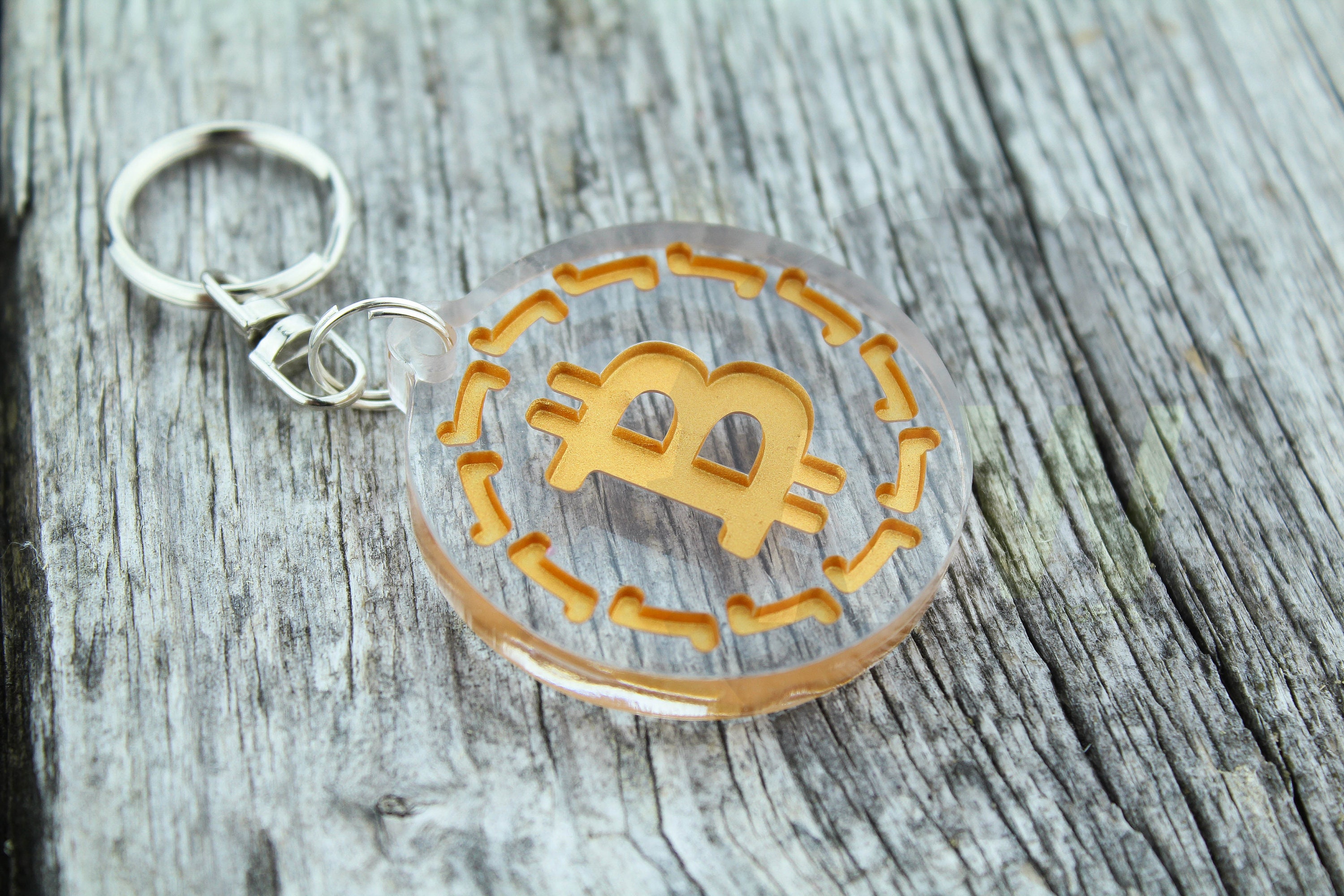 cryptocurrency mining keychain