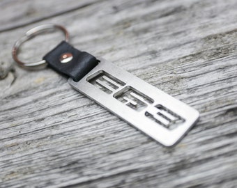 E63 Keychain 6er Keyring stainless steel Keyfob fits 630Ci 630i 645Ci 650i M6 635d