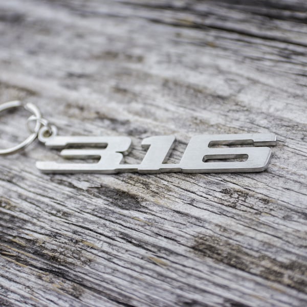 316 keychain E30 E46 E90 E36 car auto M Power gift keyring stainless steel Schlüsselanhänger