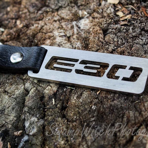 E30 keychain car auto gift key ring stainless steel accesories Schlüsselanhänger