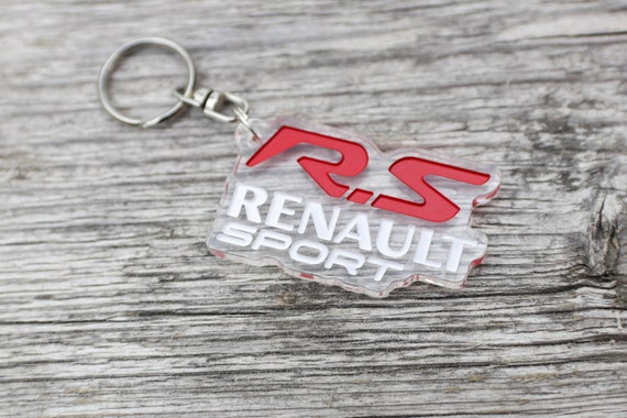 Renault RS keychain for clio megane sport automotive accessory