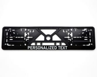 Custom EU License Plate Frame: Personalized Car Accessories
