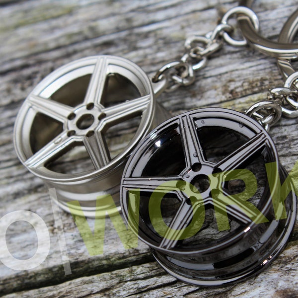 AMG wheel keychain rims keychain keyring Jdm Edm USdm auto Llavero porta-chaves schlüsselanhänger car auto accessory gift decor