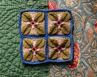 Leaf Trellis Motif Crochet Pattern - Spirit of Flora Collection