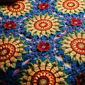 Fields of Gold Blanket Pattern by Jane Crowfoot image 1