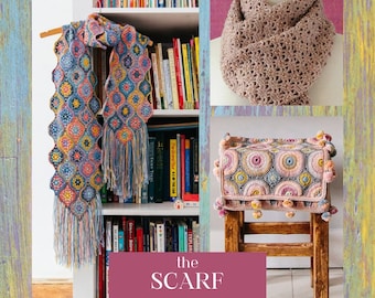 UK Terms Crochet Scarf Pattern Bundle