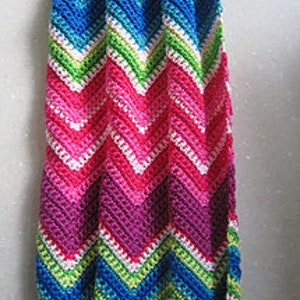 Comet Crochet Scarf