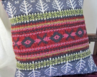 Norwegian Wood Cushion Cover Pattern by Jane Crowfoot