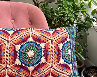 Majorelle Crochet Cushion Cover & Project Pouch Pattern