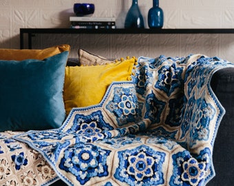 Delft Blanket Pattern by Jane Crowfoot