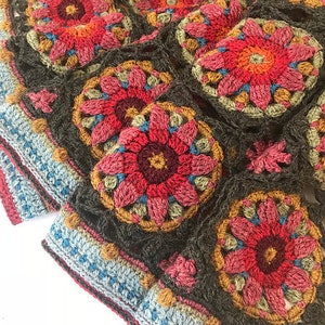 Summer Palace Wrap Pattern by Jane Crowfoot