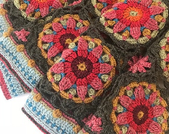 Summer Palace Wrap Pattern by Jane Crowfoot