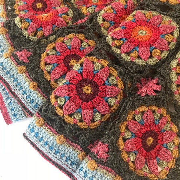 Summer Palace Wrap Pattern by Jane Crowfoot