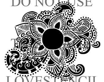 henna stencil etsy