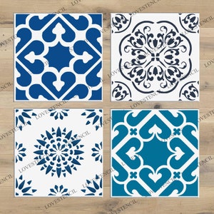 Tile Stencils - Lovestencil - Bathroom/Kitchen/Hallways/Floors/Walls