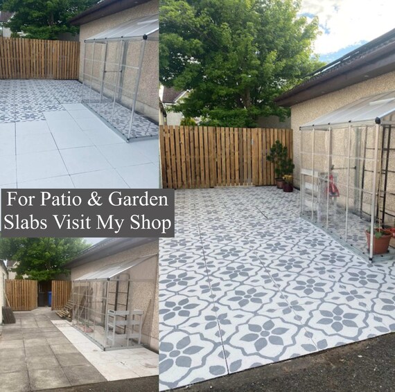 Elsie Stencil Garden Slabs/Patio Slab Stencil Decorative Stencil For