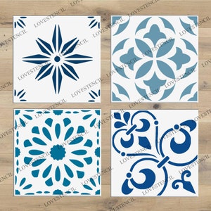 Tile Stencils - Lovestencil - Bathroom/Kitchen/Hallways/Floors/Walls