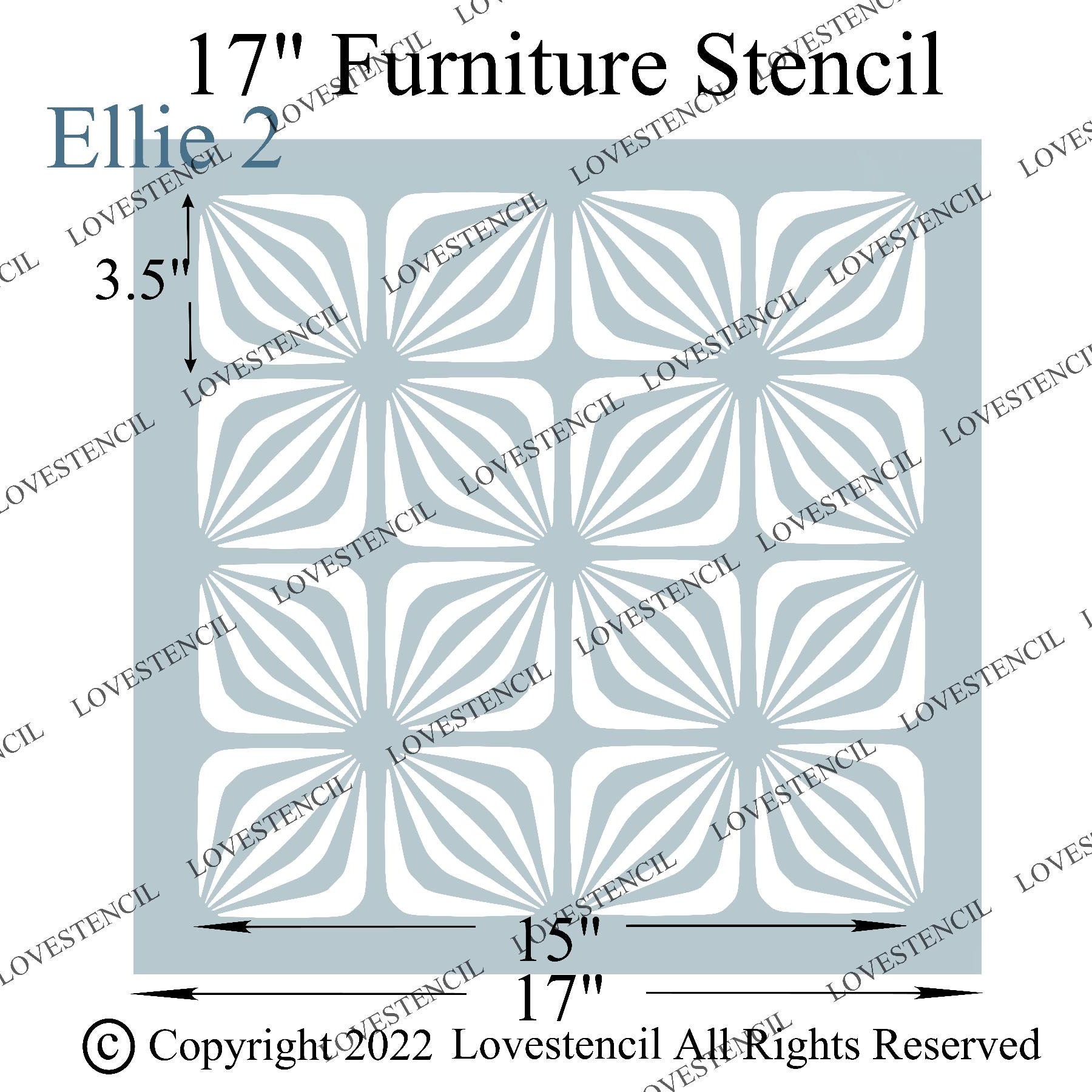 Modern Retro Furniture Stencils Etsy