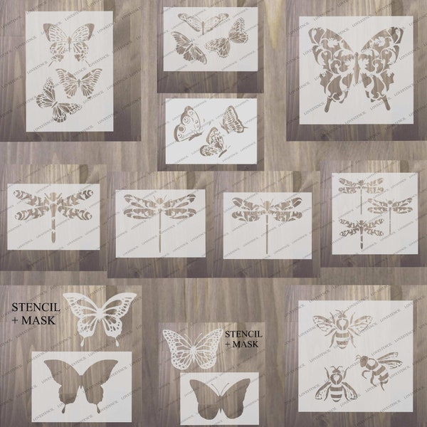 Butterfly Stencils Etsy
