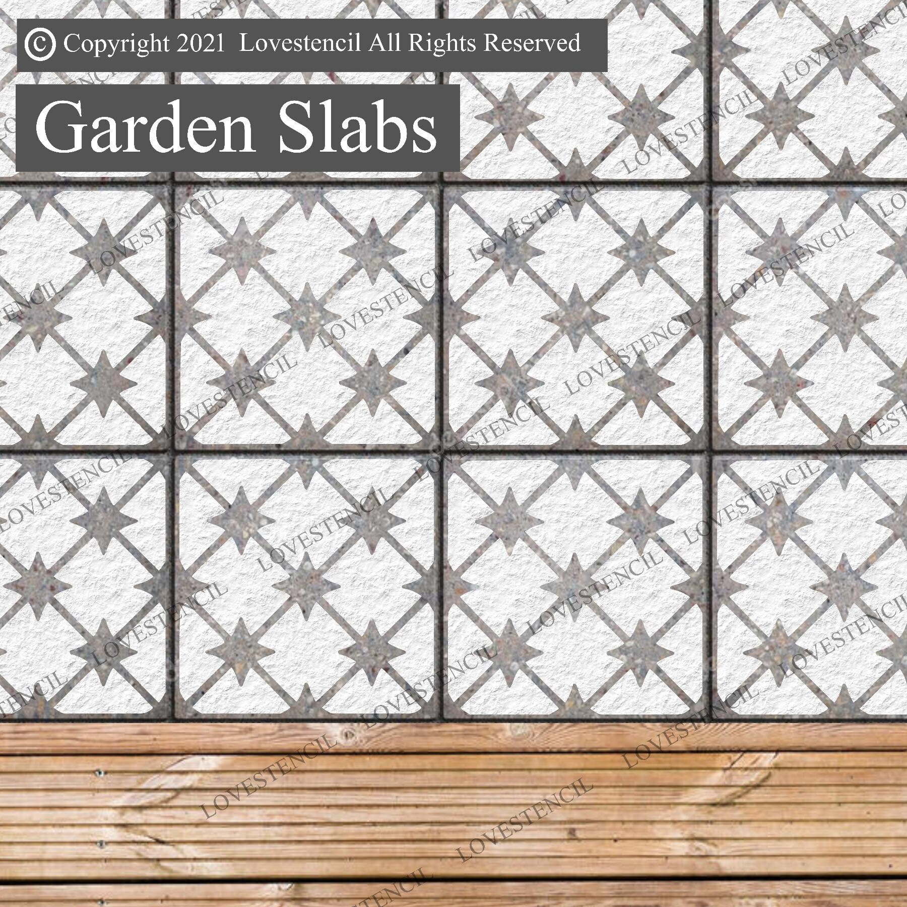 Harlee Schablone Liebe Schablone Garten Platten/Pflaster Etsy