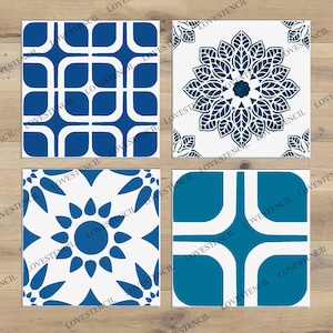 Tile Stencils - Lovestencil - Bathroom/Kitchen/Hallways Floors/Walls