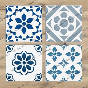 Tile Stencils - Lovestencil - Bathroom/Kitchen/Hallways/Floors/Walls
