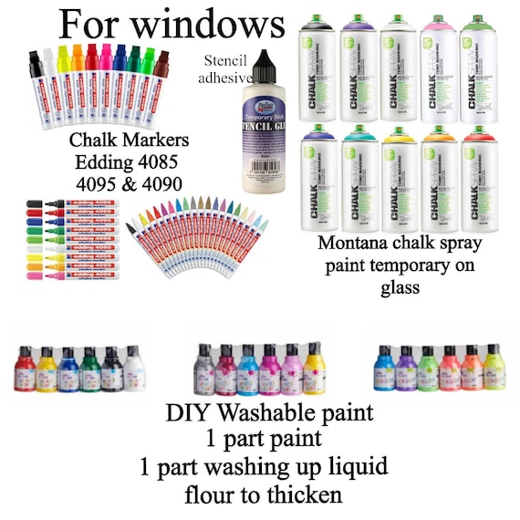 DIY Washable Chalk Spray Paint