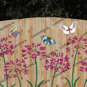 Vogel Haus Zaun/Wand Stencils - Lovestencil - Garten Design Bild 9