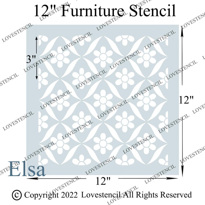 Modern Retro Furniture Stencils Etsy