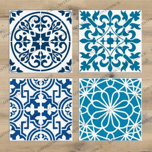Tile Stencils - Lovestencil - Bathroom/Kitchen/Hallways/Floors/Walls