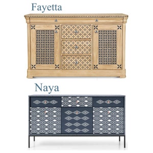 Indian Bone Inlay Stencil Sets Furniture stencils sets- Lovestencil - For Furniture